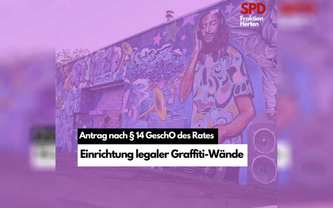 Antrag – Einrichtung legaler Graffiti-Wände