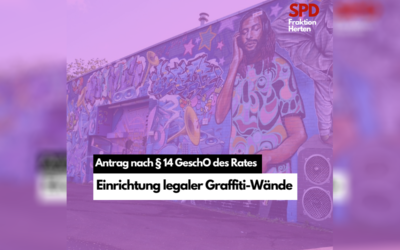 Antrag – Einrichtung legaler Graffiti-Wände