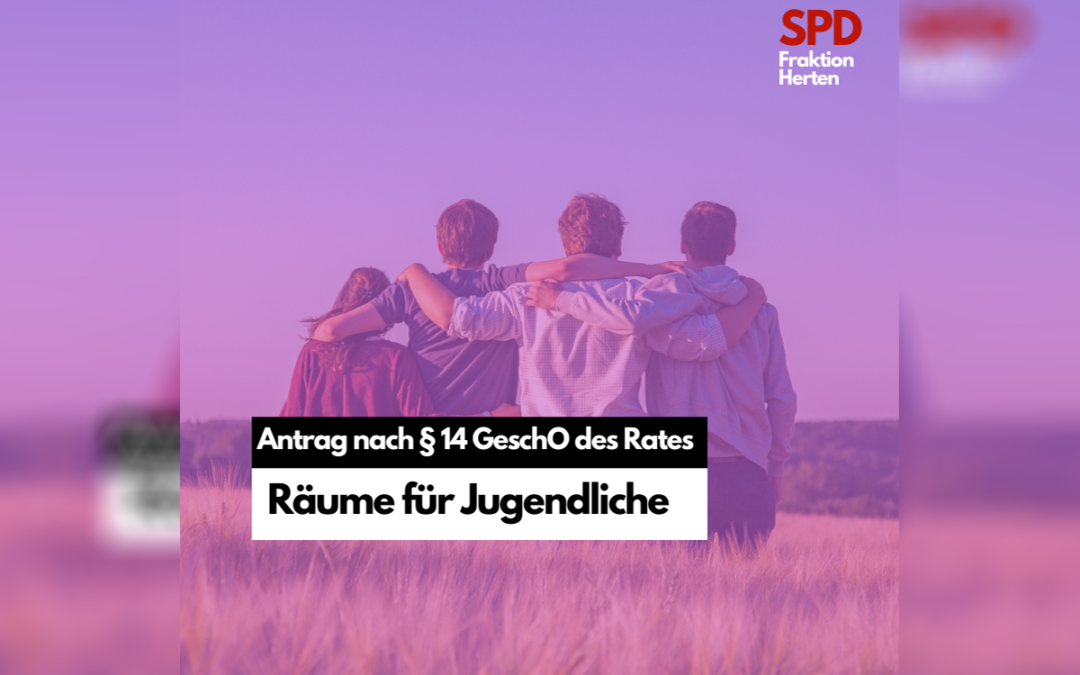 Antrag – Räume für Jugendliche