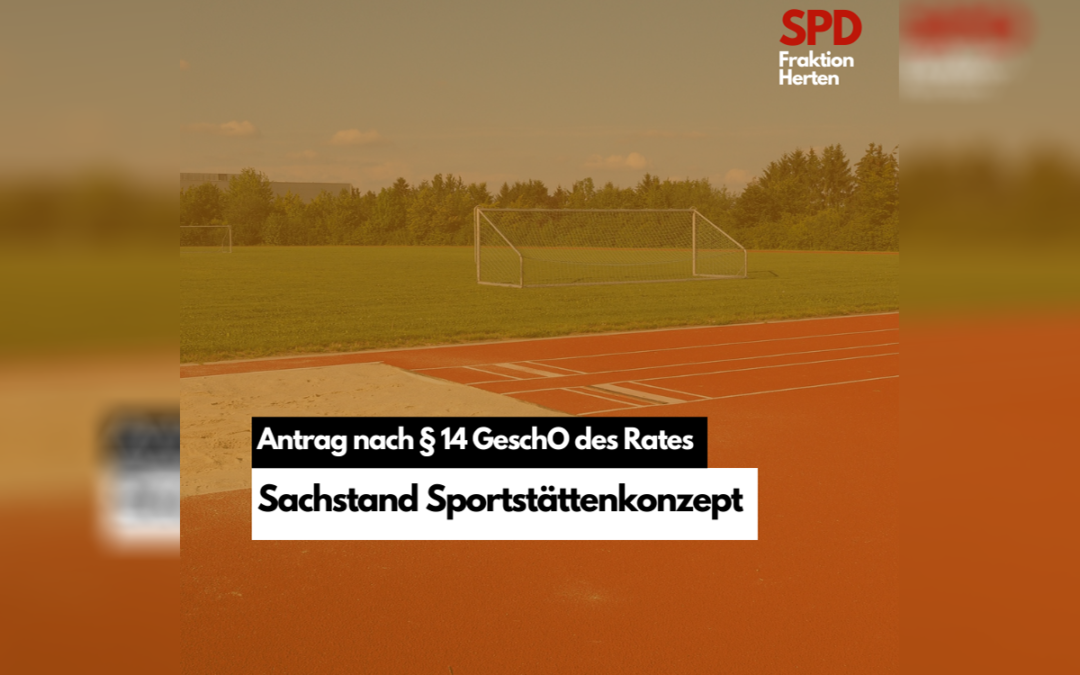 Antrag – Sachstand Sportstättenkonzept